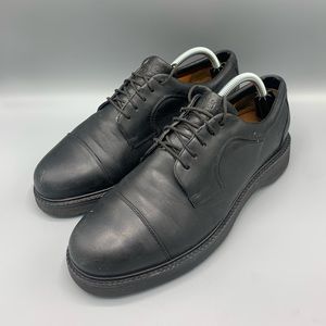 Timberland  Vibram Mens Size 9.5 M Black Leather Shoes Oxfords  99040
